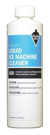 Tough Guy Ice Machine Cleaner, 16 oz., Clear 11U478