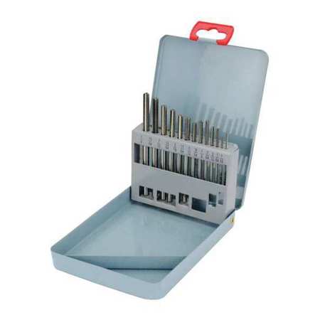 ZORO SELECT Chucking Reamer Sets, 1/16In- 1/4 In, 13pc 11V296