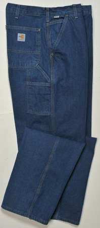 Carhartt Pants, Blue, 44 x 32 In., 15.2 cal/cm2 FRB13-DNM 44 32