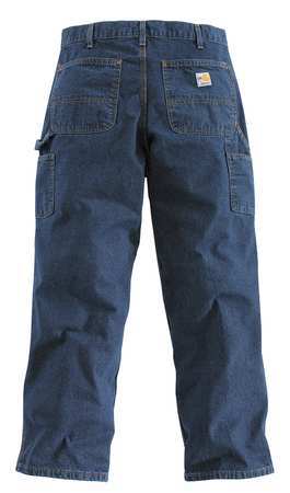 CARHARTT Pants, Blue, 36 x 30 In., 15.2 cal/cm2 FRB13-DNM 36 30