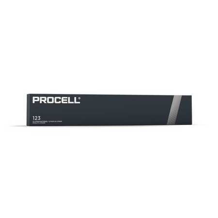 Procell Battery, Lithium, Size 123, 3VDC, PK12 PL123