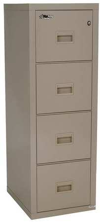 Fireking 12-3/16" W 4 Drawer Vertical File, Parchment 4R1822-CPA