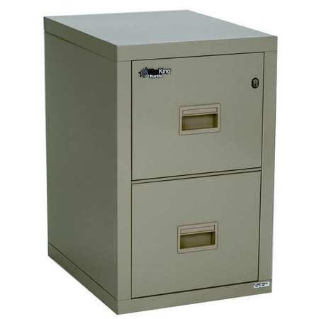 Fireking 17-3/4" W 2 Drawer Vertical File, Parchment 2R1822-CPA
