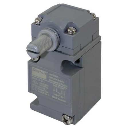 DAYTON Heavy Duty Limit Switch, No Lever, Rotary, SPDT, 10A @ 600V AC, Actuator Location: Side 11X445