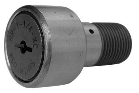 SMITH BEARING Cam Follower, Crowned, Heavy Stud HR-1-1/2-XC