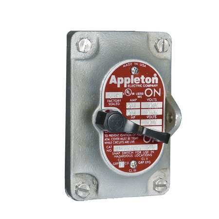 APPLETON ELECTRIC Front Cover, 2-Pole, 1Gang, 20A EDKF22-AQ