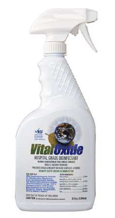 Vital Oxide Cleaner and Disinfectant, 32 oz. Trigger Spray Bottle, Unscented 9032