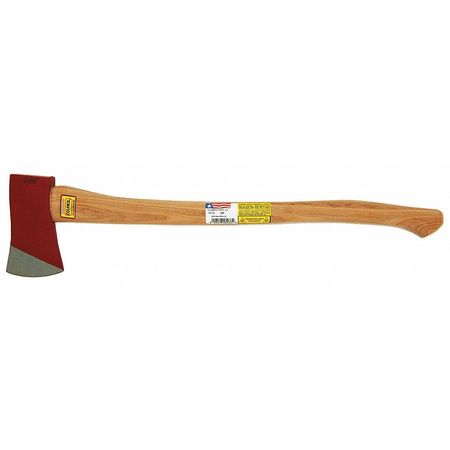Council Tool 3.5 lb Dayton Single Bit Axe, 4-3/4 In Edge, 36 In L Hickory Handle 35DR36C