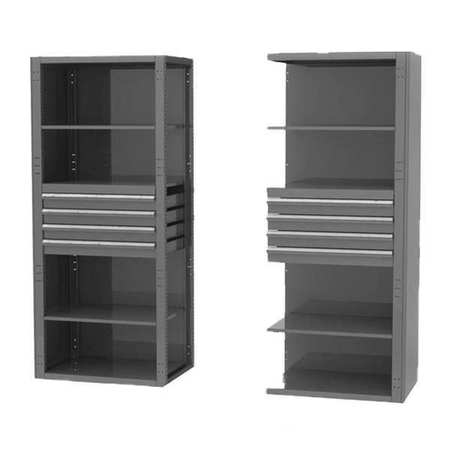 GREENE MANUFACTURING Pre-Configured Modular Storage Rack, 18"D x 36"W x 84"H, Width: 36" GRC-360-18S