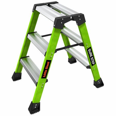 Little Giant Ladders Fiberglass Step Stool, Capacity 375 lb 11953