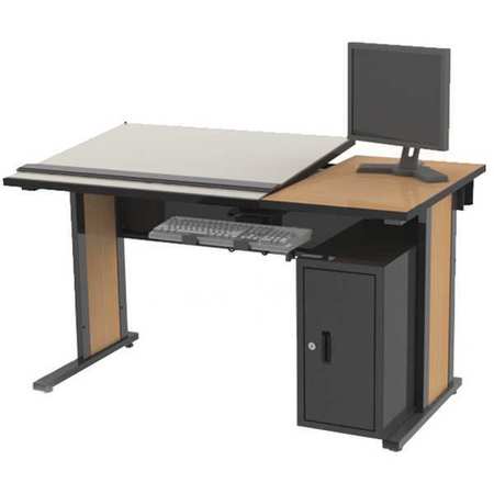 GREENE MANUFACTURING Drafting Station, 30" D, 36" W, 29" H PC-200-66