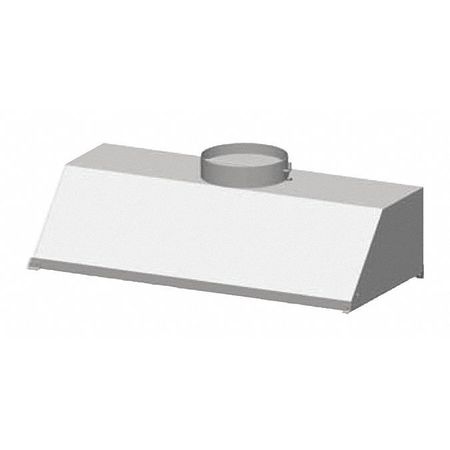 GREENE MANUFACTURING Continuous Chambered Exhaust Hood, 60"L GAV-180.D
