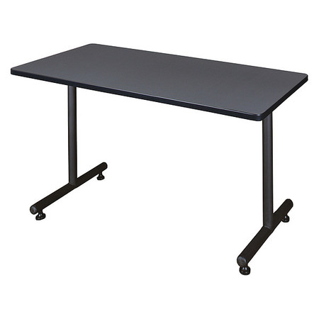 KOBE Rectangle Training Table, 42" X 29", Laminate Top, Gray MKTRCT4230GY