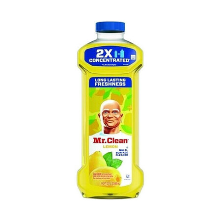 MR. CLEAN Multi-Surface Cleaner, Bottle, Lemon, 9 PK 11292