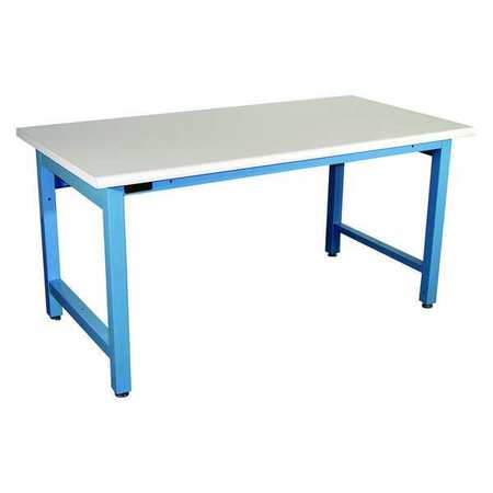 PROLINE Workstation, Plastic, Rolled Edge, Blue HD7230P/HDLE-L14-SW806-PF90