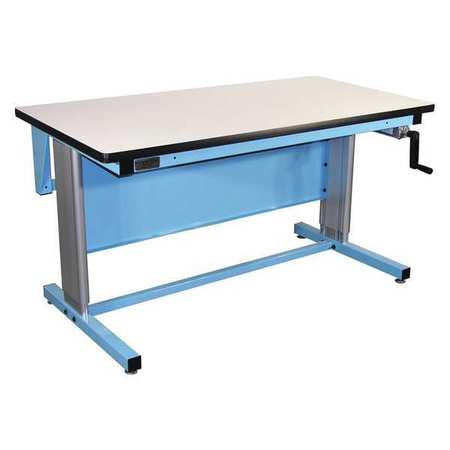 PROLINE Workstation, Ergo, ESD, Lt Blue EL7230C-L14-SW837-BLT