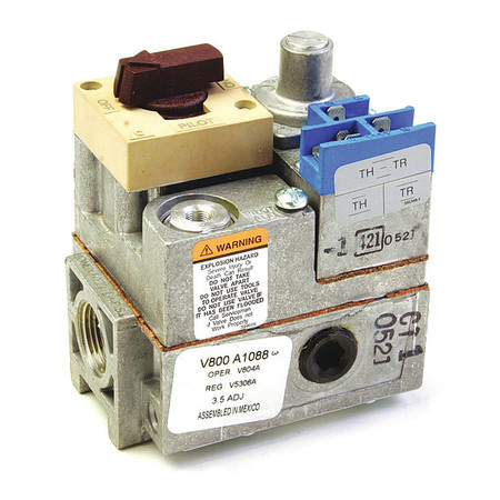 Honeywell Home STANDING PILOT GAS VALVE, STANDARD OPENIN V800A1591