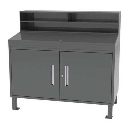 GREENE MANUFACTURING Double Door Shop Desk, 24" D, 48" W, 54" H, Steel CB-1000