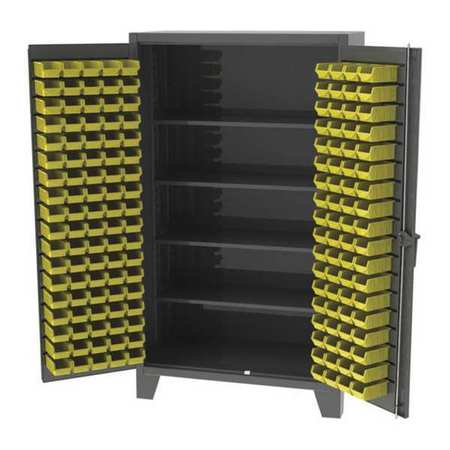 GREENE MANUFACTURING Heavy Duty Bin Storage Cabinet, 72 in H EX-723-1BS4