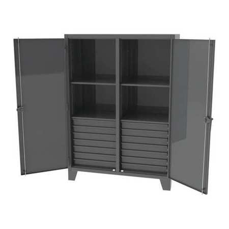 GREENE MANUFACTURING 12 ga. ga. Steel Storage Cabinet, 60 in W, 84 in H EX-4200-60