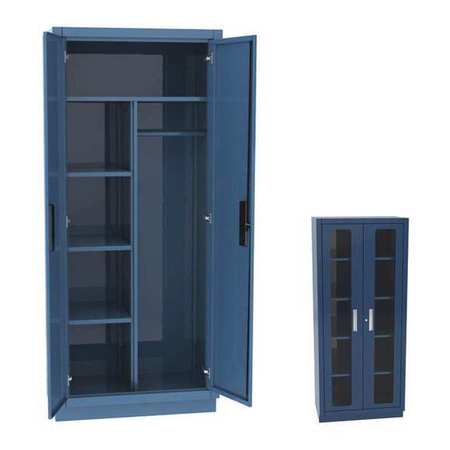 GREENE MANUFACTURING 16 ga. ga. Steel Storage Cabinet, 48 in W, 84 in H WC5-4884C