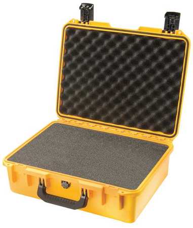 PELICAN Yellow Protective Case, 19.2"L x 15.2"W x 7.3"D IM2400