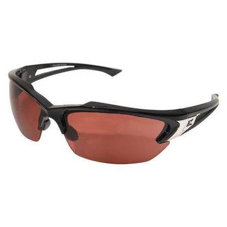 EDGE EYEWEAR Polarized Safety Glasses, Brown Scratch-Resistant TSDK415