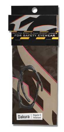 Edge Eyewear Foam Kit, Bk, Foam, F/Dakura Plrzd Saf Eye 9418