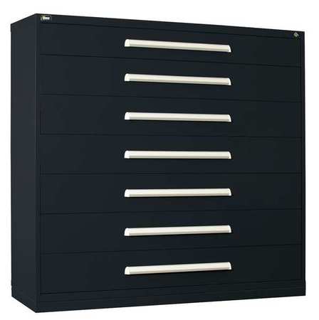 Vidmar Modular Drawer Cabinet, 59 In. H, 60 In. W RP3543ALBK