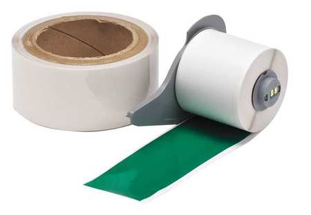 BRADY Print On Dmnd Floor Marking Tape, Grn/Clr M71-2000-483-GN-KT