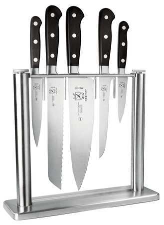 Mercer Cutlery 13-1/8" Knife Block Set, 6 Piece, Black M23500