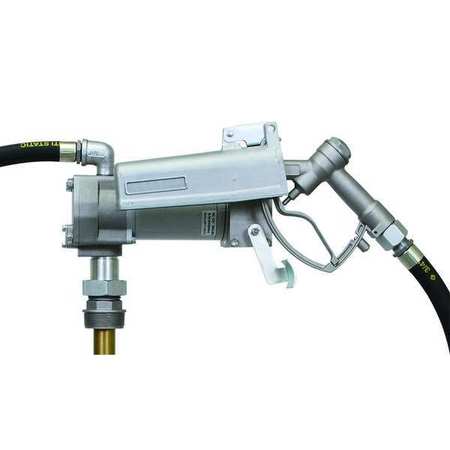 DAYTON Fuel Transfer Pump, 12V DC, 20 gpm Max. Flow Rate , 1/7 HP, Aluminum, 1 in Inlet 12F725