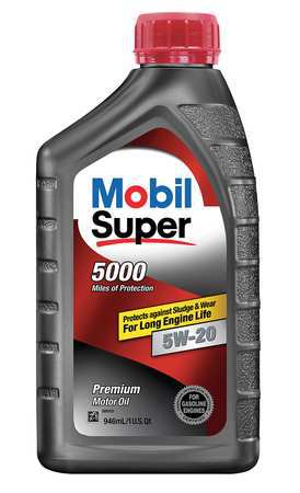 Mobil Mobil Super 5W-20, Engine Oil, 1 Qt 124405