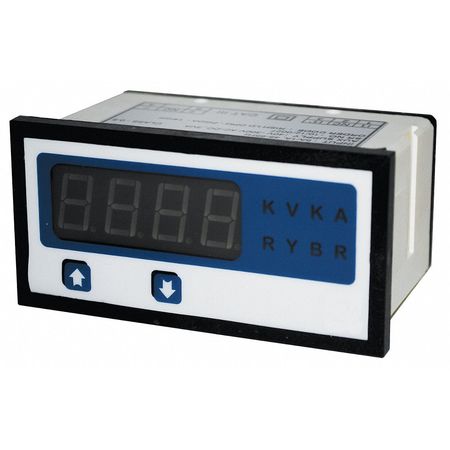 Zoro Select Digital Panel Meter, AC Voltage, 0-600 VAC 12G490