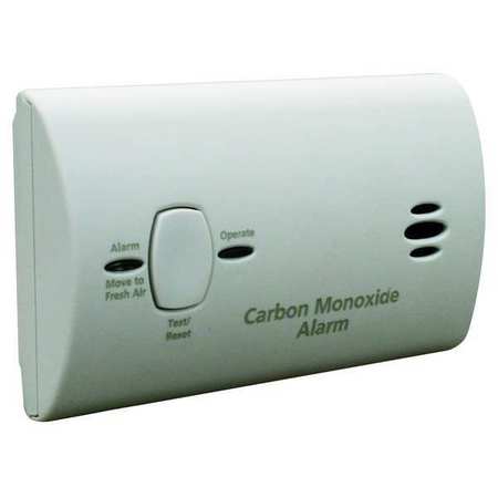 Kidde Carbon Monoxide Alarm, Electrochemical Sensor, 85 dB @ 10 ft Audible Alert, (2) AA Batteries 9C05-LP2