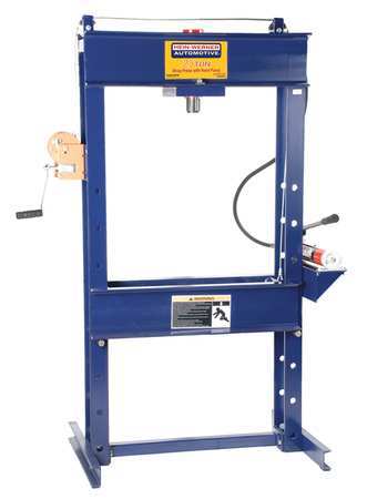 HEIN-WERNER Hydraulic Press, 25 t, Manual Pump HW93300