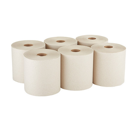 Georgia-Pacific Pacific Blue Basic(TM) Hardwound Paper Towel, 1 Ply Ply, Continuous Roll Sheets, 800 ft., Brown 26302