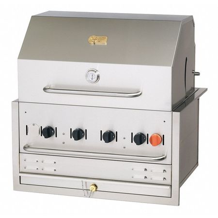 Crown Verity 4-Burner Gas Natural Gas 64500 BtuH Built-In Grill BI-30 NG