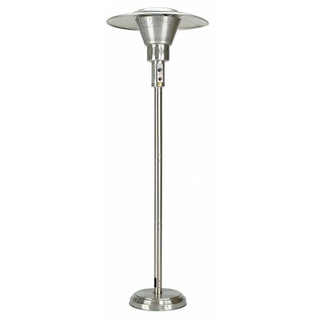 Crown Verity Patio Heater, NG, SS, 3.5-4.5 ft. Radius CV-3050-NG