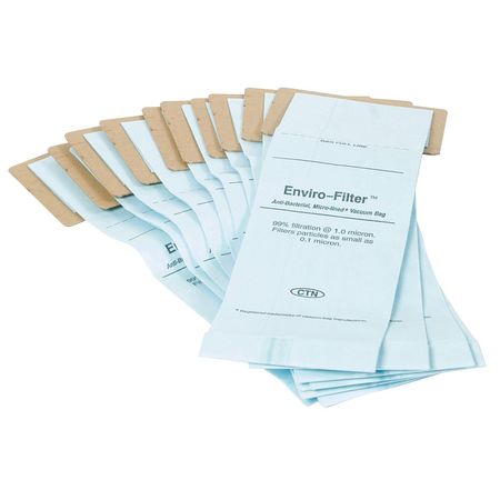 Tennant Paper Vacuum Bags, Paper/Ply, 12 PK 9007784