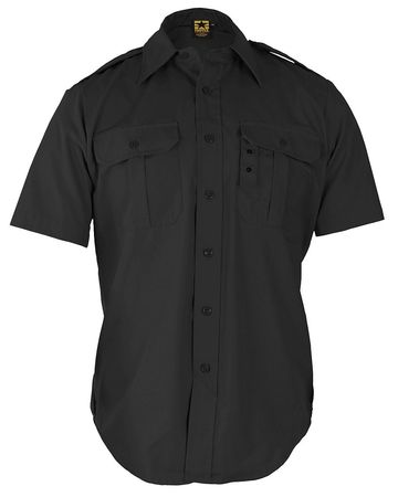 PROPPER Tactical Shirt, Black, Size XL Reg F530138001XL
