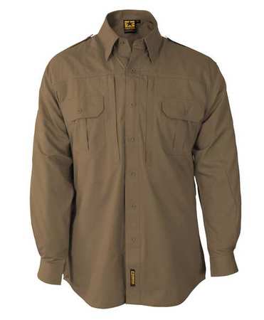 PROPPER Tactical Shirt, Coyote, Size L Reg F531250236L2