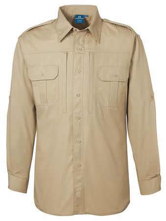 PROPPER Tactical Shirt, Khaki, Size 2XL Long F531250250XXL3