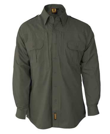 PROPPER Tactical Shirt, Olive, Size S Long F531250330S3