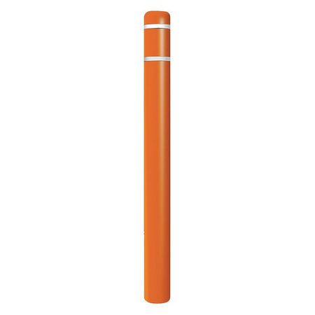 ZORO SELECT Post Sleeve, 4-1/2 In Dia., 52 In H, Orange CL1385HD