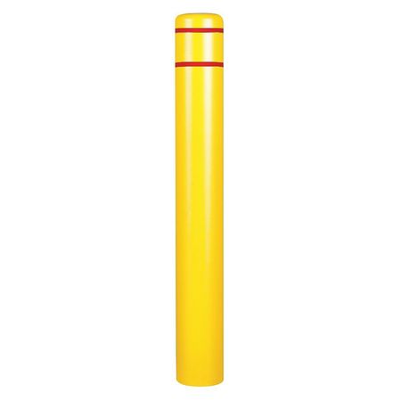 ZORO SELECT Post Sleeve, 10-7/8 In Dia., 60In H, Yellow 3507R
