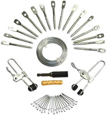 Ceiling Grid Install Kit 42 Pc 7 Parts