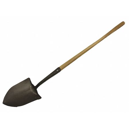 Council Tool Fire Shovel, High Carbon Steel Blade, 38 in L Gray Wood Handle FFSHOSS38 FSS