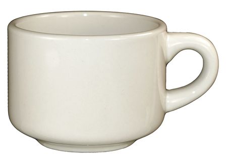 ITI White Stackable Cup 7-1/2 oz., Pk36 RO-23