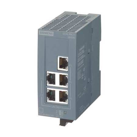 SIEMENS Ethernet Switch, Unmanged, 5 Ports 6GK5005-0BA00-1AB2